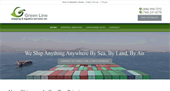 Desktop Screenshot of greenlineshipping.us